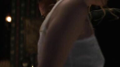 Her father punishes the daughter slut