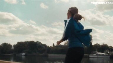 Teresa Palmer take a shower and run