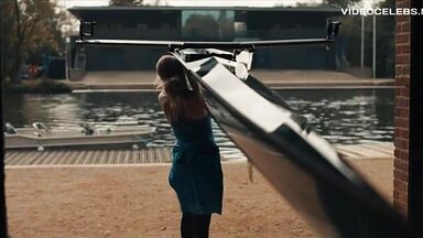 Teresa Palmer take a shower and run