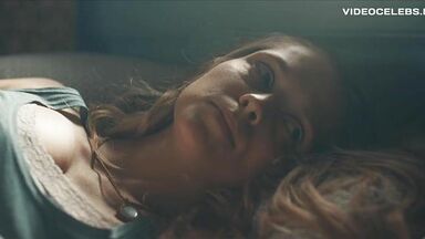 Teresa Palmer take a shower and run