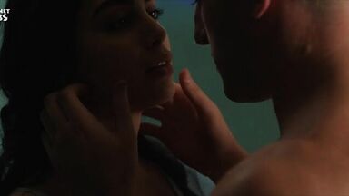 Passionate kisses and hugs with Melissa Barrera