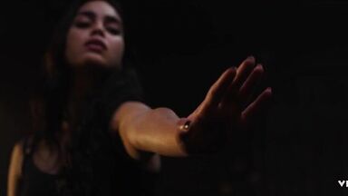 Passionate kisses and hugs with Melissa Barrera