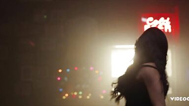 Passionate kisses and hugs with Melissa Barrera