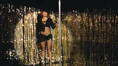 Lewd dance at the bar with a redhead