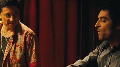 Lewd dance at the bar with a redhead