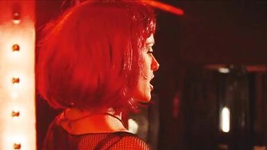 Lewd dance at the bar with a redhead