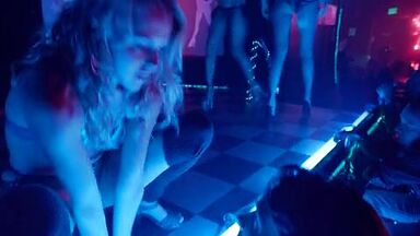 Christian Bale is caged by a sexy blonde