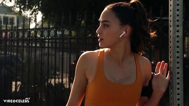 Hot bath in the bathtub with the two hot brunettes