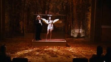 The angel in the window is here