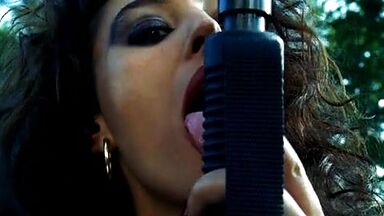 Monica Bellucci sexy in Dobermann (1997)