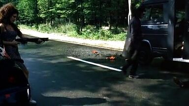 Monica Bellucci sexy in Dobermann (1997)