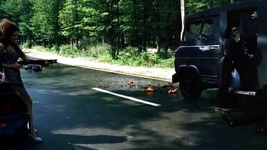 Monica Bellucci sexy in Dobermann (1997)