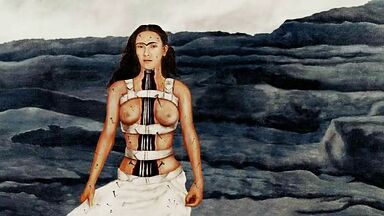 Salma Hayek nude in Frida