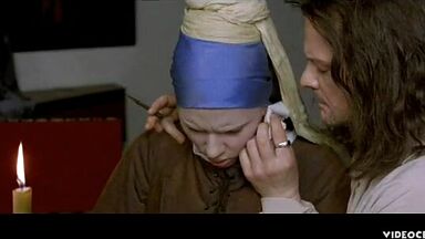 Scarlett Johansson sexy in Girl with a Pearl Earring (2003)