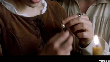 Scarlett Johansson sexy in Girl with a Pearl Earring (2003)