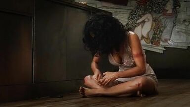 Salma Hayek nude in Everly