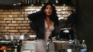 Salma Hayek nude in Everly