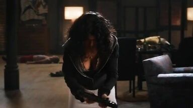 Salma Hayek nude in Everly