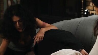 Salma Hayek nude in Everly