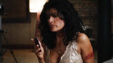 Salma Hayek nude in Everly