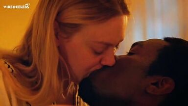 Hot kisses between a black guy and Dakota