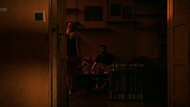 Naked in front of the class with a desire for sex