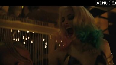 Margot in the arms of a black man