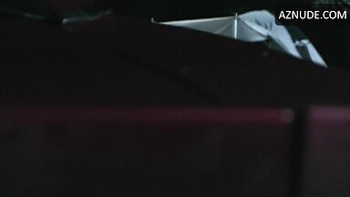 She leaves the tent because she is scared