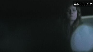 She leaves the tent because she is scared