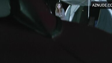 She leaves the tent because she is scared