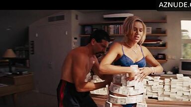 Margot make sex on a pile of money