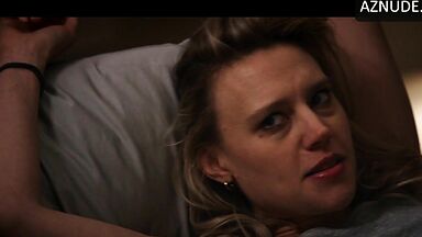 In black lingerie and full of sensuality