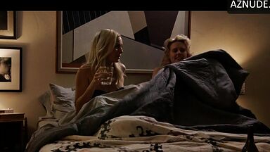 In black lingerie and full of sensuality