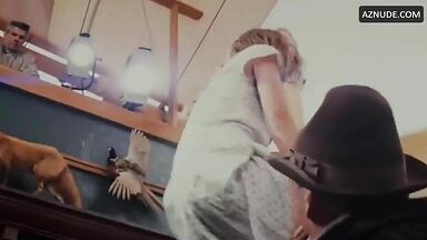 Margot shows us her left tits