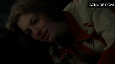 Backseat foreplay with Anne Hathaway