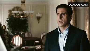 Anne Hathaway in bathrobe and underwear