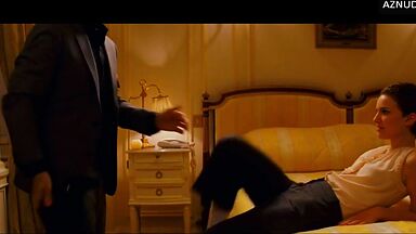 Hot kisses in a hotel room