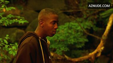 Maximum excitement in the forest with a black man