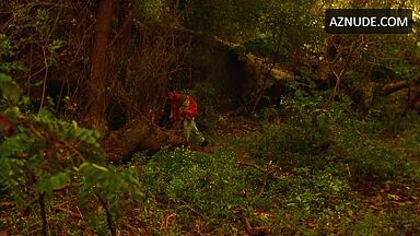 Maximum excitement in the forest with a black man