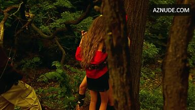 Maximum excitement in the forest with a black man