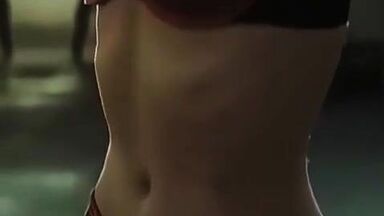 Margot Robbie gets dressed