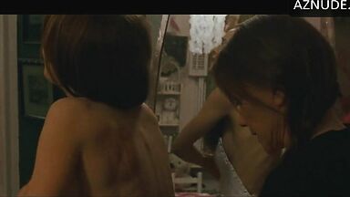 Undressed in her own home