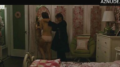 Undressed in her own home