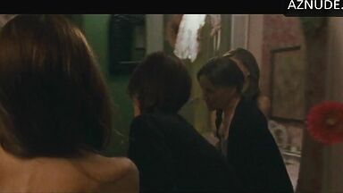 Undressed in her own home