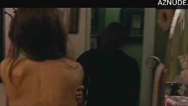 Undressed in her own home