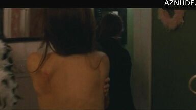 Undressed in her own home