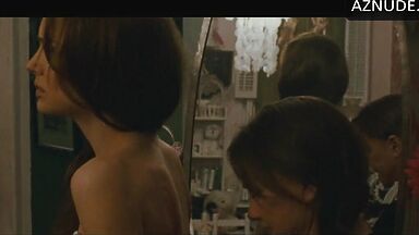 Undressed in her own home