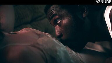 Natalie makes love to a black man