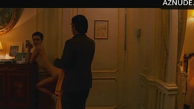 Anne Hathaway naked in a hotel room