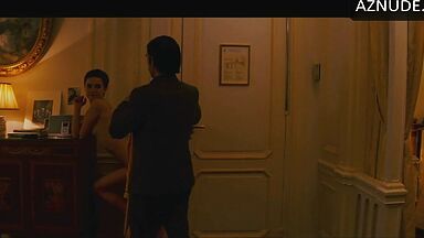 Anne Hathaway naked in a hotel room